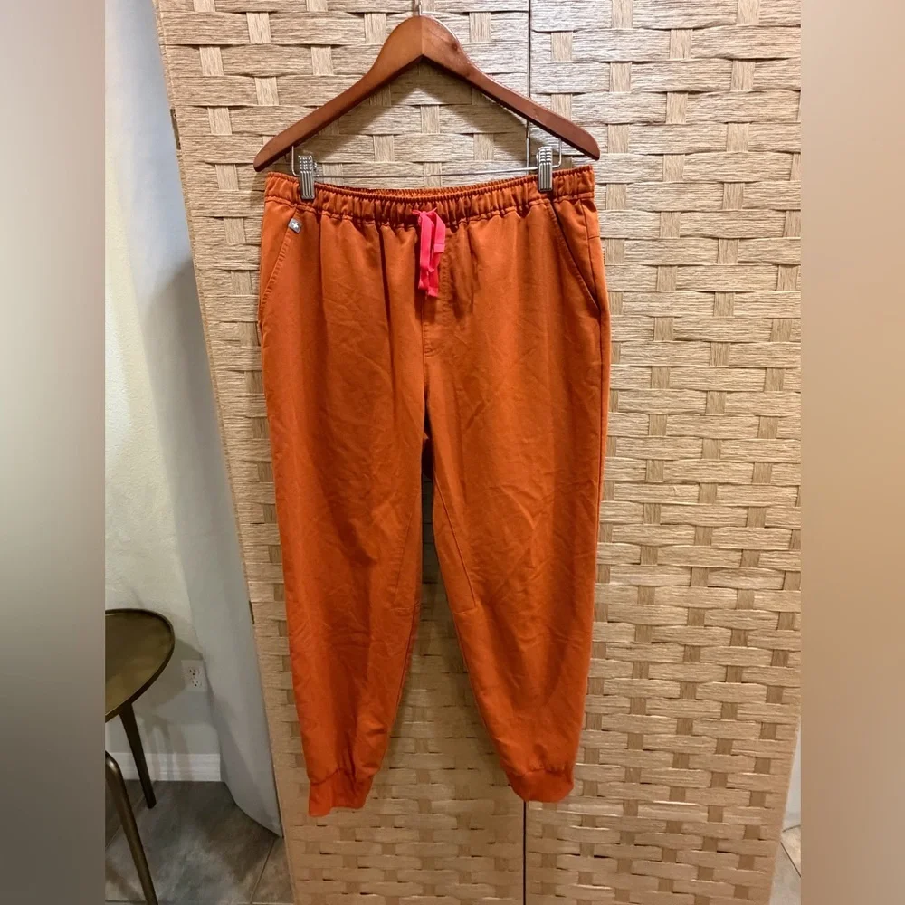 Figs Dirty Chai Uman Relaxed Jogger Scrub Pants Size LS